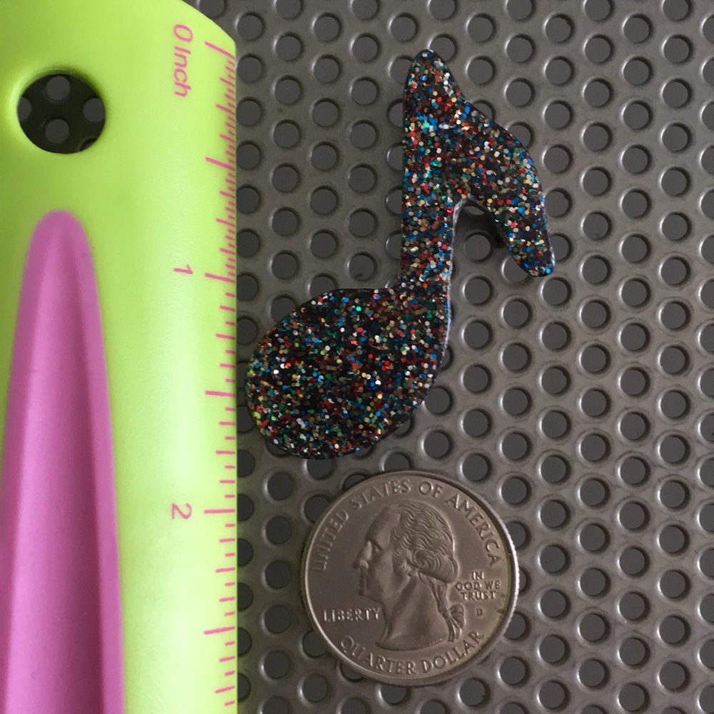 🖤Music note Vtg brooch - Picture 7 of 7